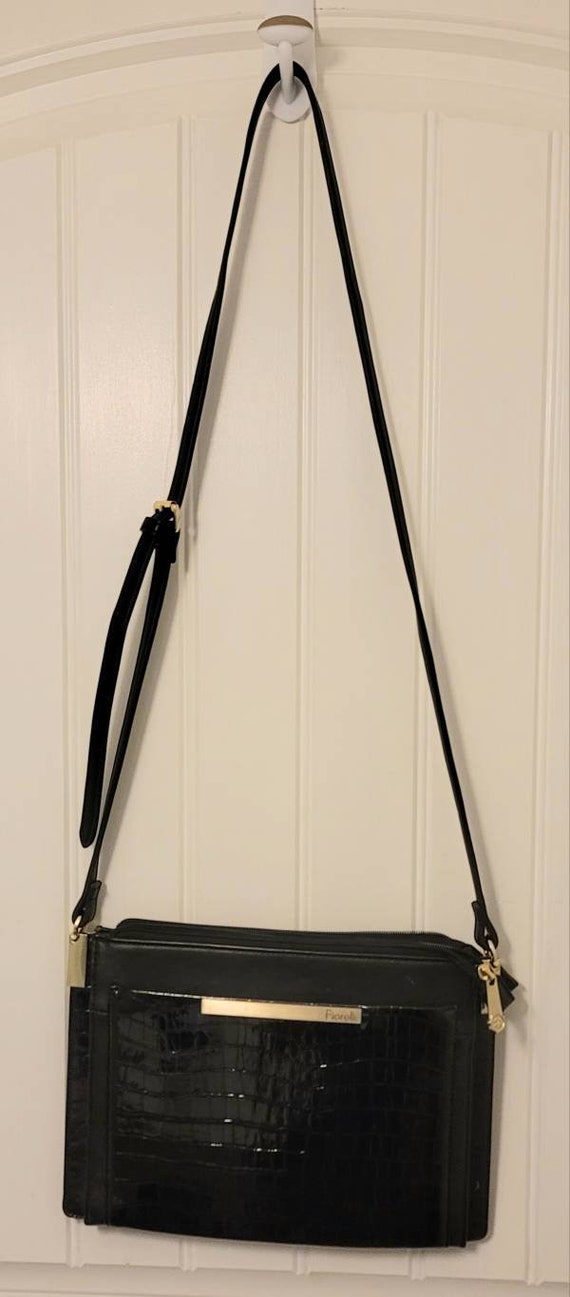 FIORELLI BLACK BOT Floral Bunton Crossbody Hand Bag Handbag RRP £49 £30.95  - PicClick UK