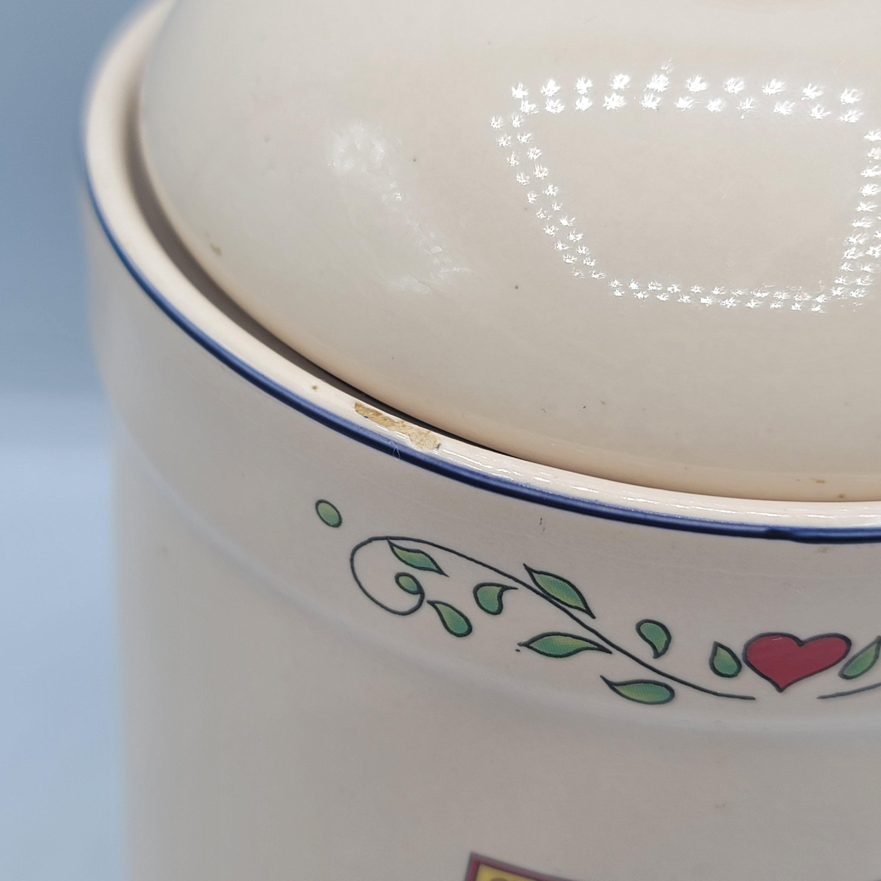 Vintage International Susan Winget Strawberry Canister Ceramic - Etsy