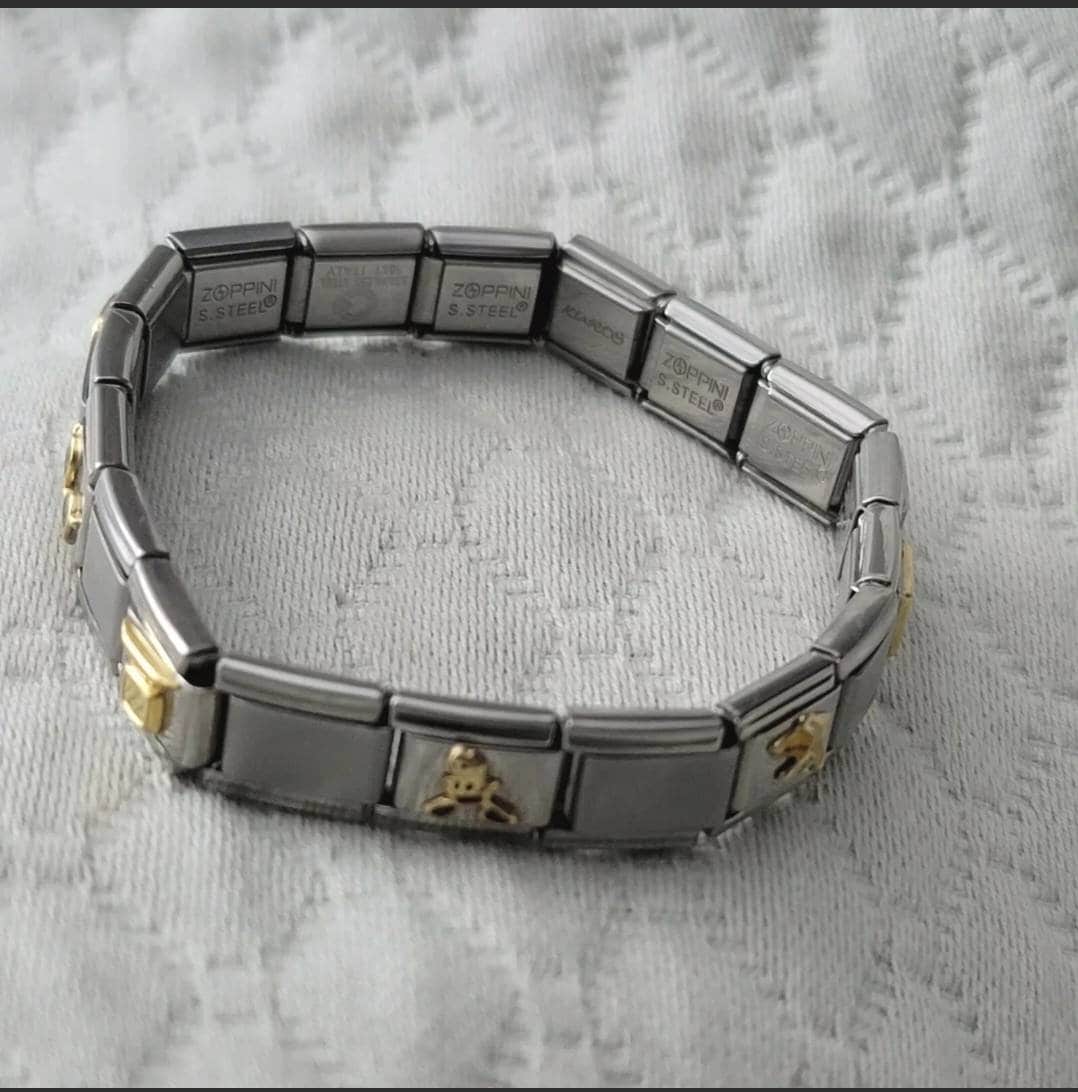 Lot  Vintage Zoppini Italy Charm Bracelet
