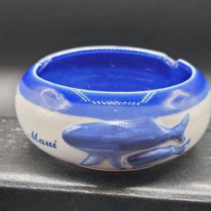 灰皿 動物 ヴィンテージ お土産 灰皿 マウイ ハワイ 3D ホエール
