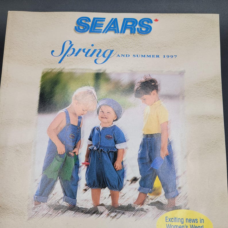 1997 SEARS Spring Fashion Catalogue Canada Reference Book - Etsy Canada