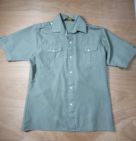 army dress green short sleeve shirt US Army Women's 12R AG-415 Dress Green Short-Sleeve Shirt (BB11-121) main image 1