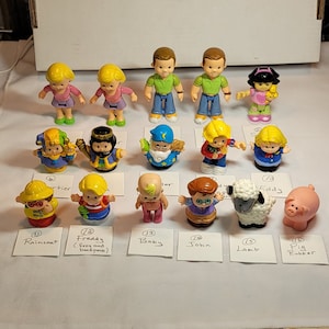 YOU CHOOSE 2000s Fisher Price Little People Figurines Lot 1 