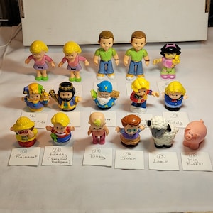 Vintage Fisher Price Little People Pretend Toy