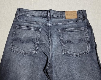 Urban Star Jeans Men's Size 38X33 Dark Blue Wash Stretch Comfort Reg Fit 615011