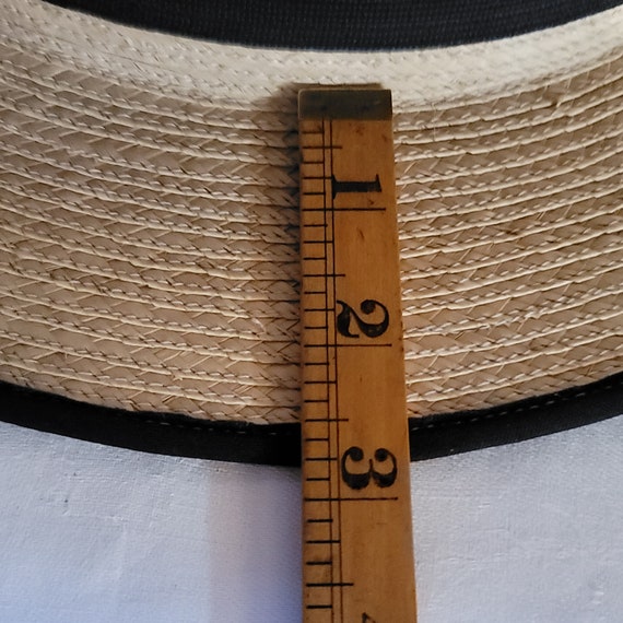 Vintage Straw Hat Amish Style Hat - image 6
