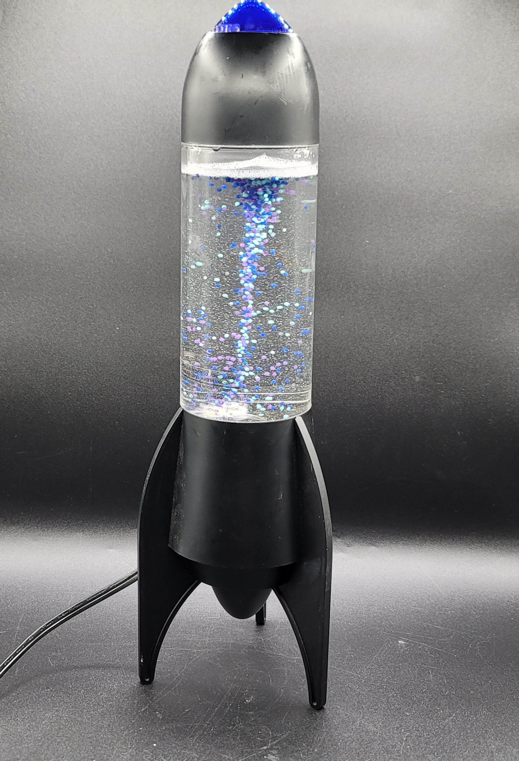 新品 希少 スカイゾーン ミスト デコレーションランプ レトロ Vintage Rocket Swirling Tornado Space Accent Lamp Light KL201 Blue