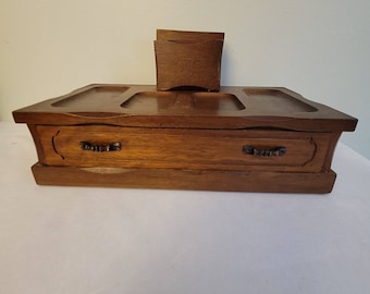 Vintage Men Jewelry Box Watch Rings Bracelet Storage