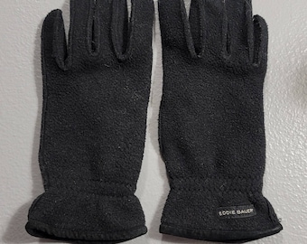 Vintage Eddie Bauer Winter Handschuhe Unisex Erwachsene Schwarz Sz Small