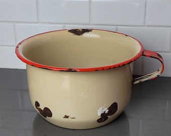 Vintage Enamel Pot