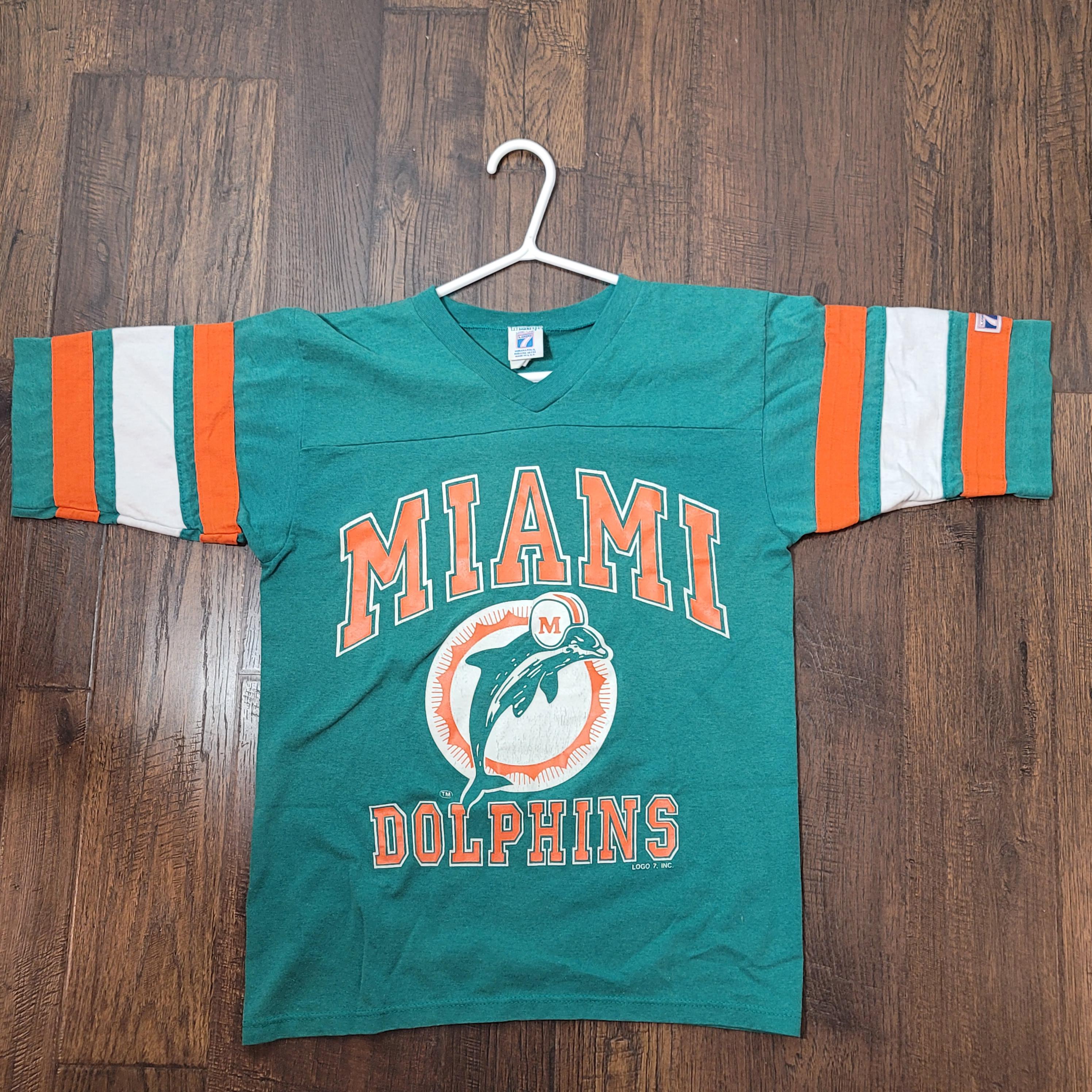 Vintage Miami Dolphin T Shirt Logo 7 Green Size Small - Etsy