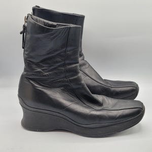 Vintage Prada Black Boots - Etsy
