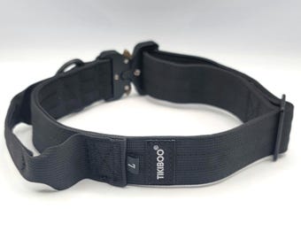 Tactical Dog Collar Black Size L - XL