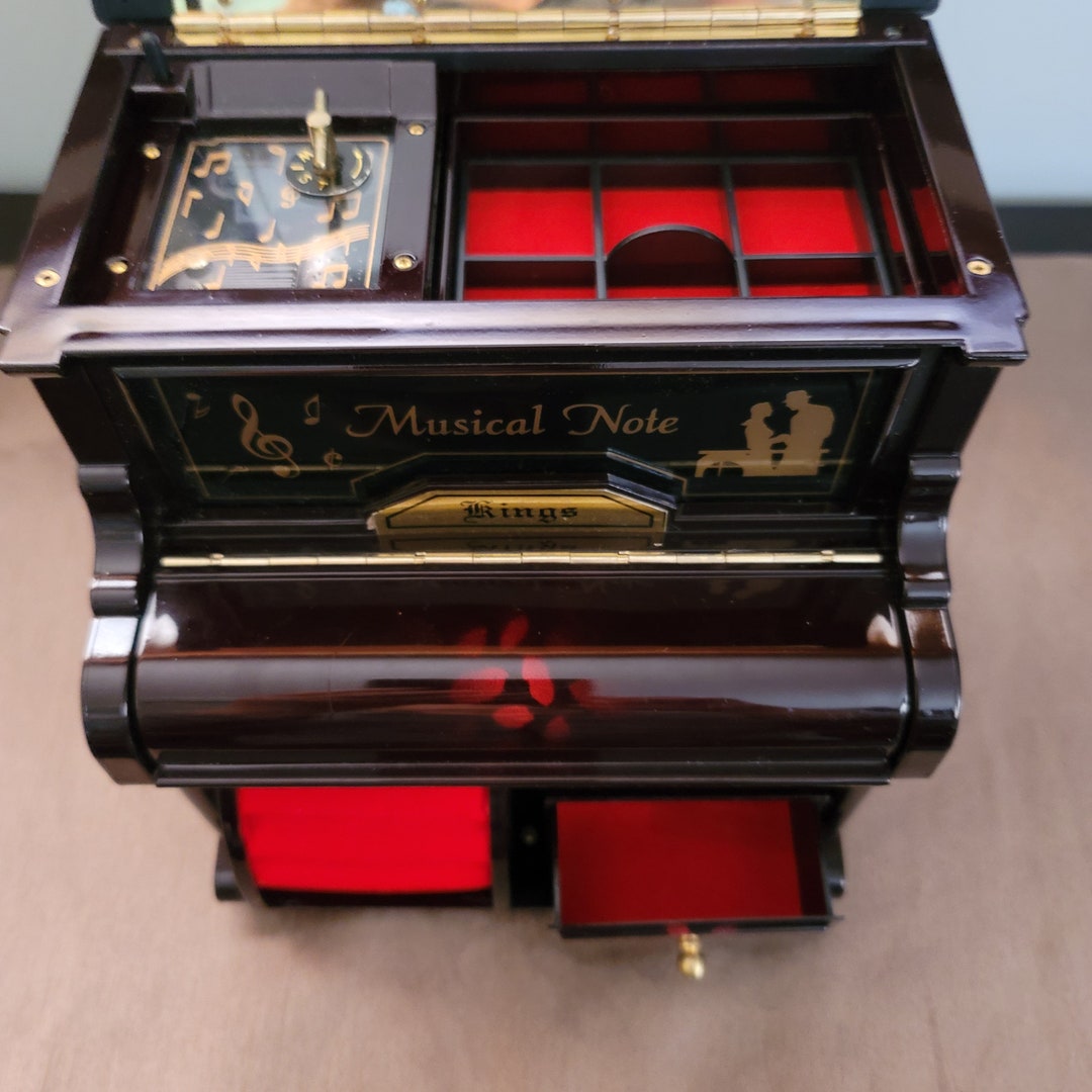 Piano Music Box Piano Top Box Piano Holding A Music Box in Etsy