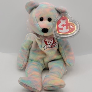 TY Beanie Babies 2001 CELEBRATE Plushie Rare Tush Protector Tag Cover