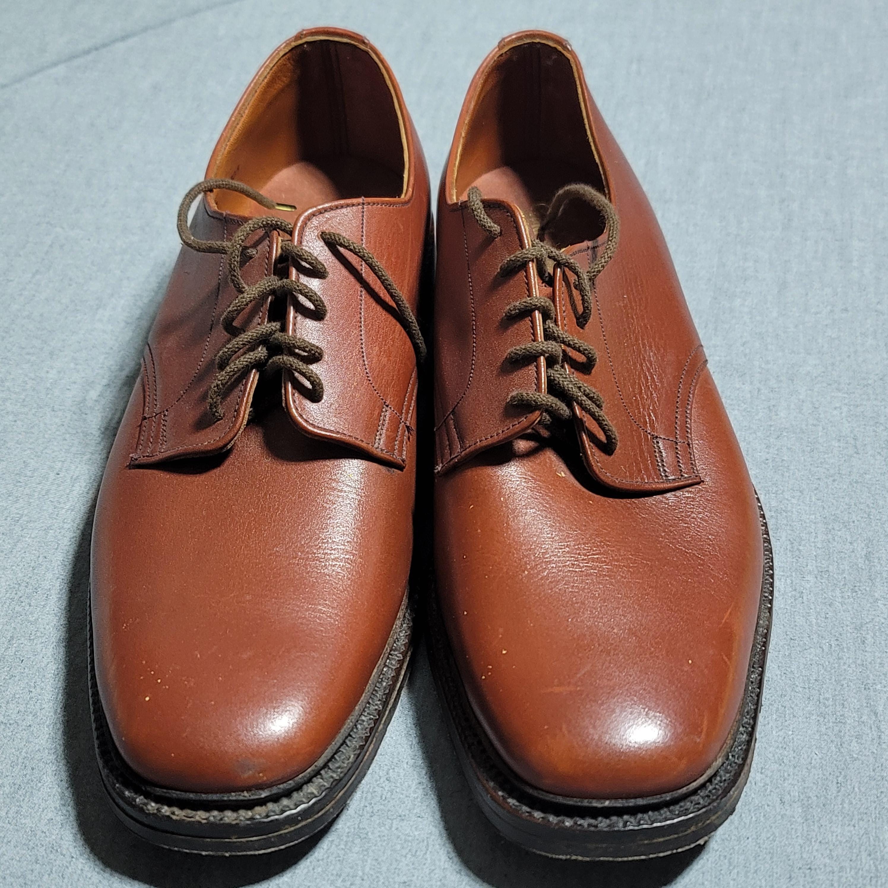 ビンテージ　ボーリングシューズ　レザー　靴　10ハーフD il_fullxfull.7607080678_qy6g.jpg