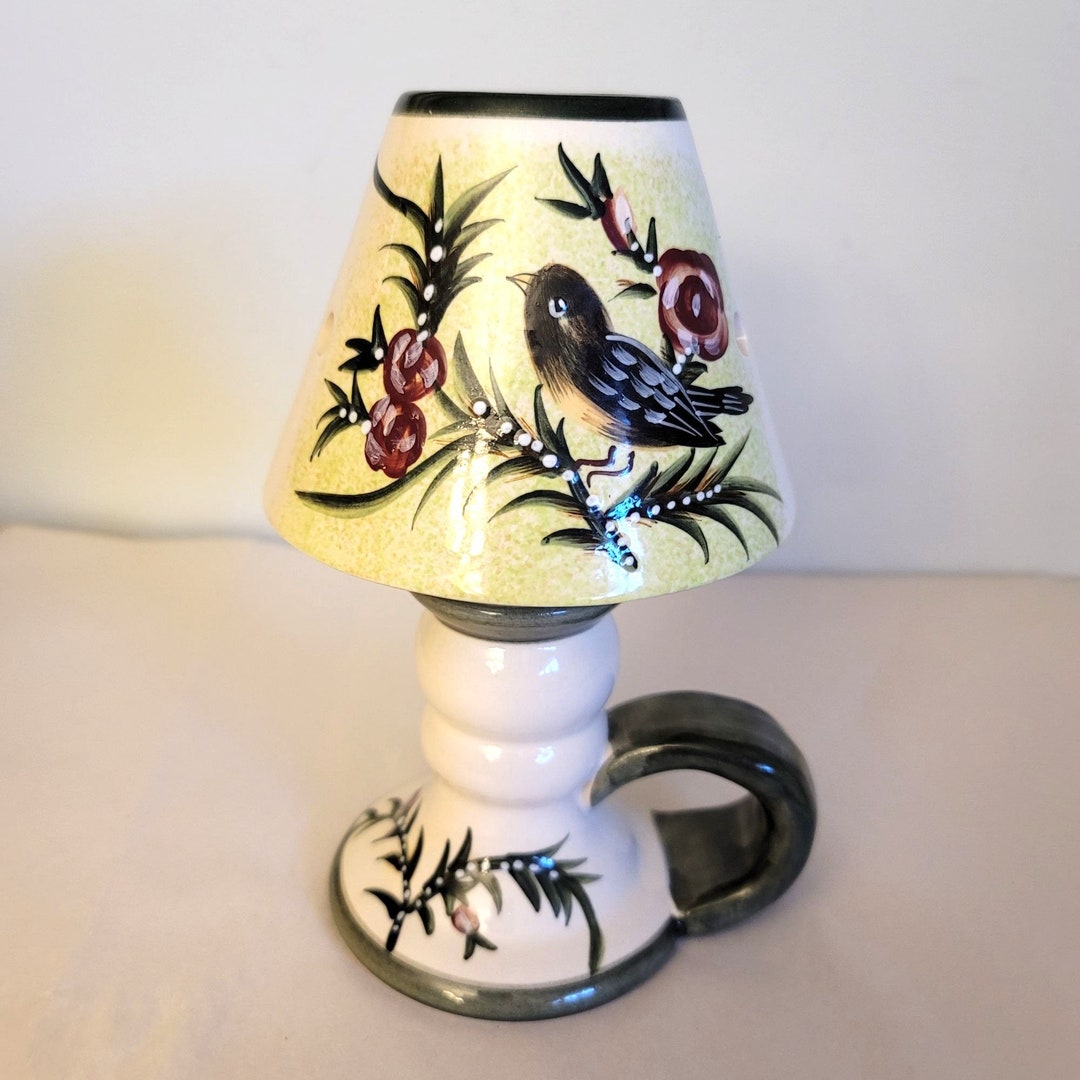 Vintage Porcelain Bird Tealight Candle Tealight Lamp Tealight Candle