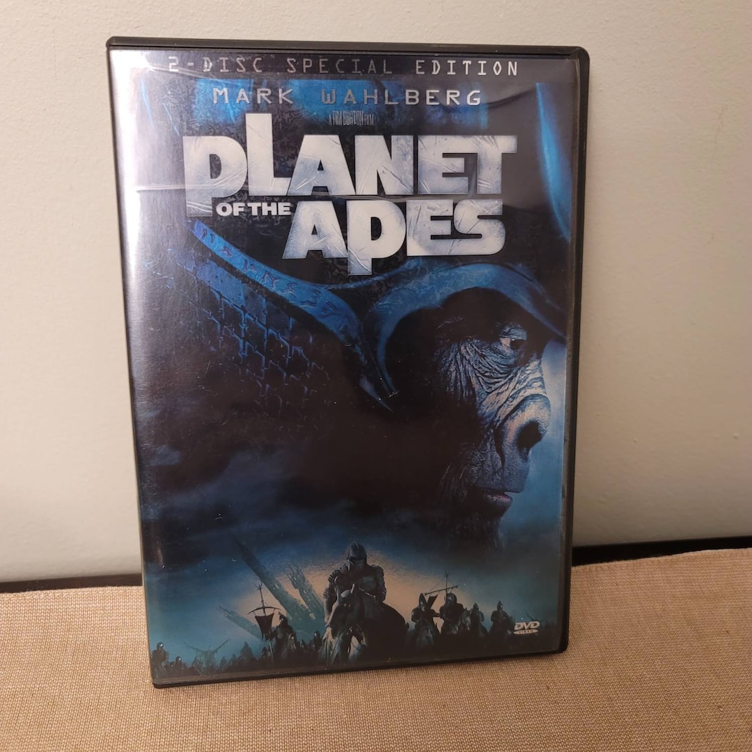 Planet of the Apes 2001 Movie DVD Mark Wahlberg - Etsy