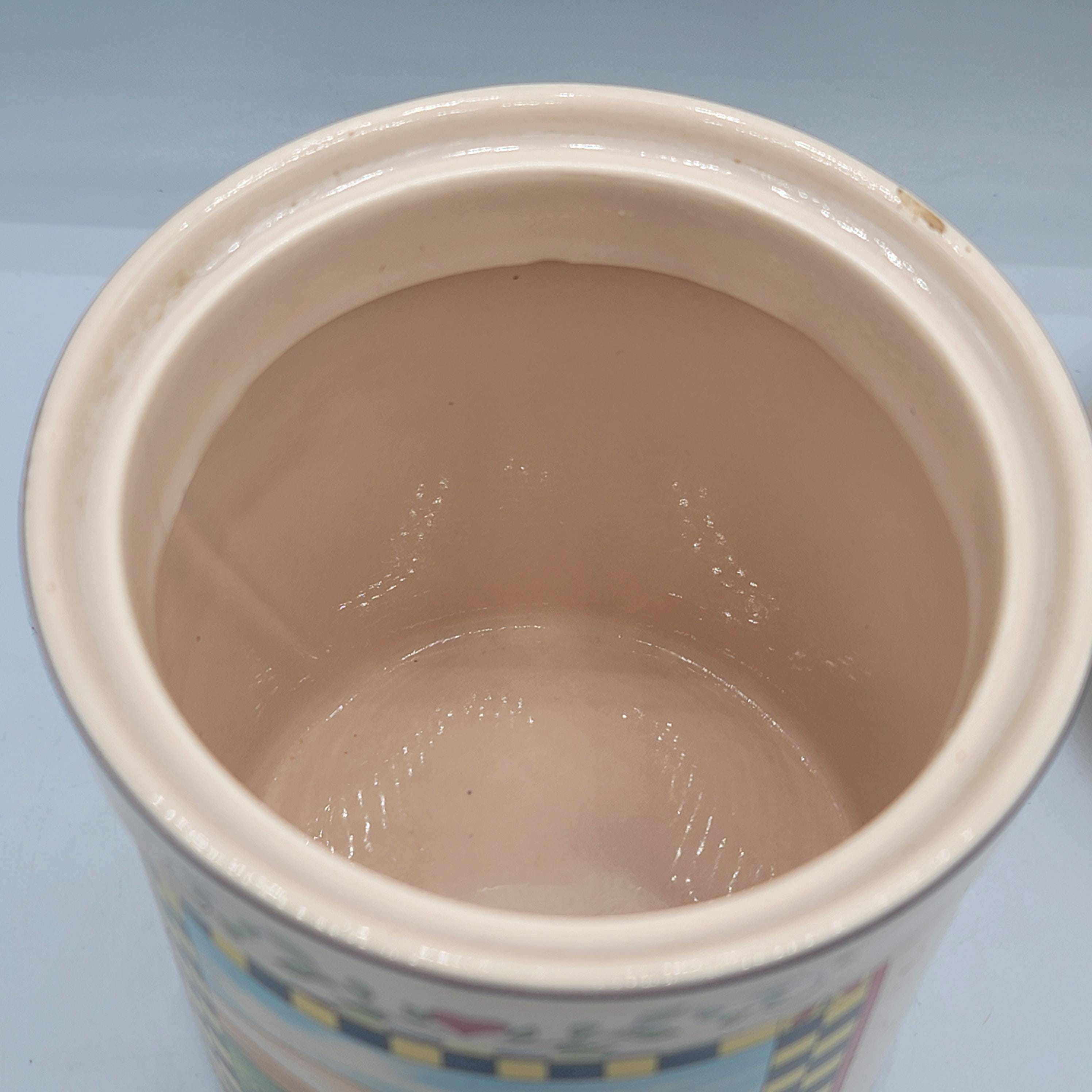 Vintage International Susan Winget Strawberry Canister Ceramic - Etsy