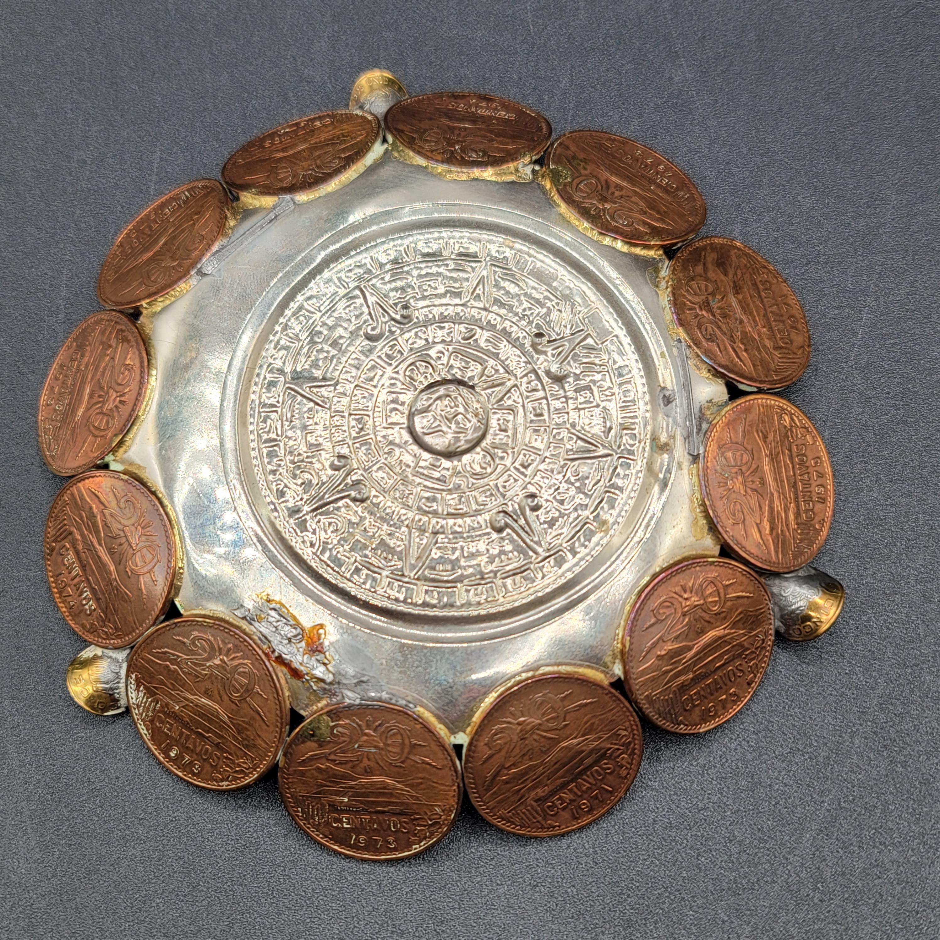 ヴィンテージ メキシコ コイン灰皿 ハンドメイド メタル - Etsy 日本