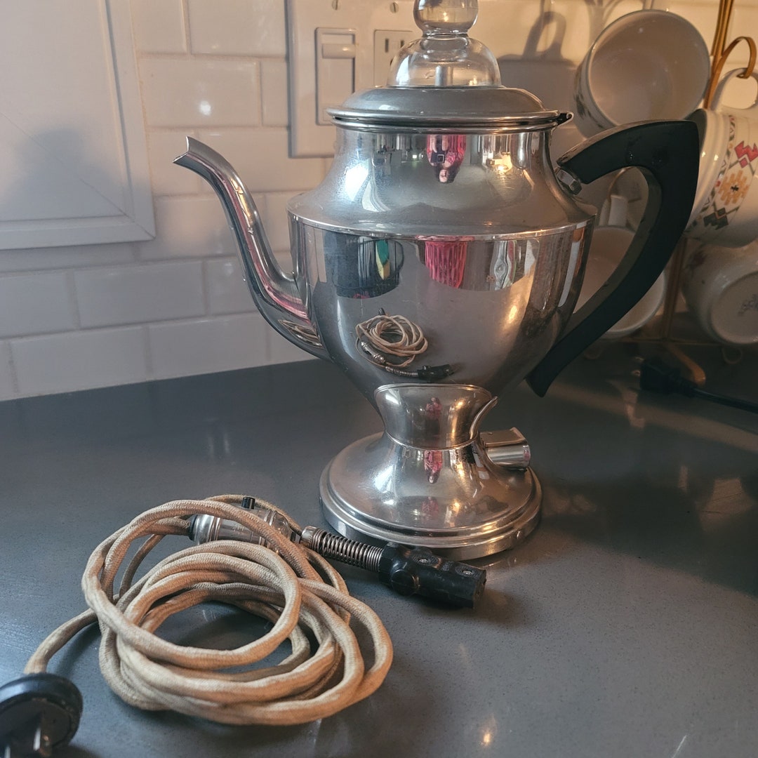 Vintage Electric Coffee Pot Percolator Etsy