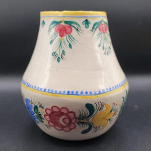 Vintage Pottery Studio Vase Hand Painted