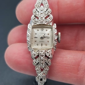 14k Gold Diamond Wrist Watch Birks Canada Vintage Appraisal included