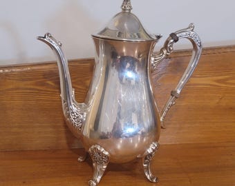 Leonard Teapot Vintage Antique Silver Plate Princes