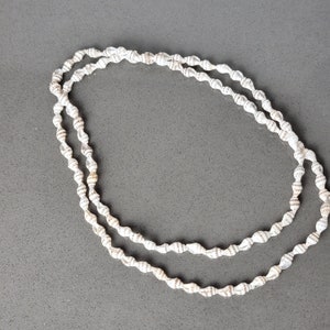 Vintage Small Seashell necklace 15 in