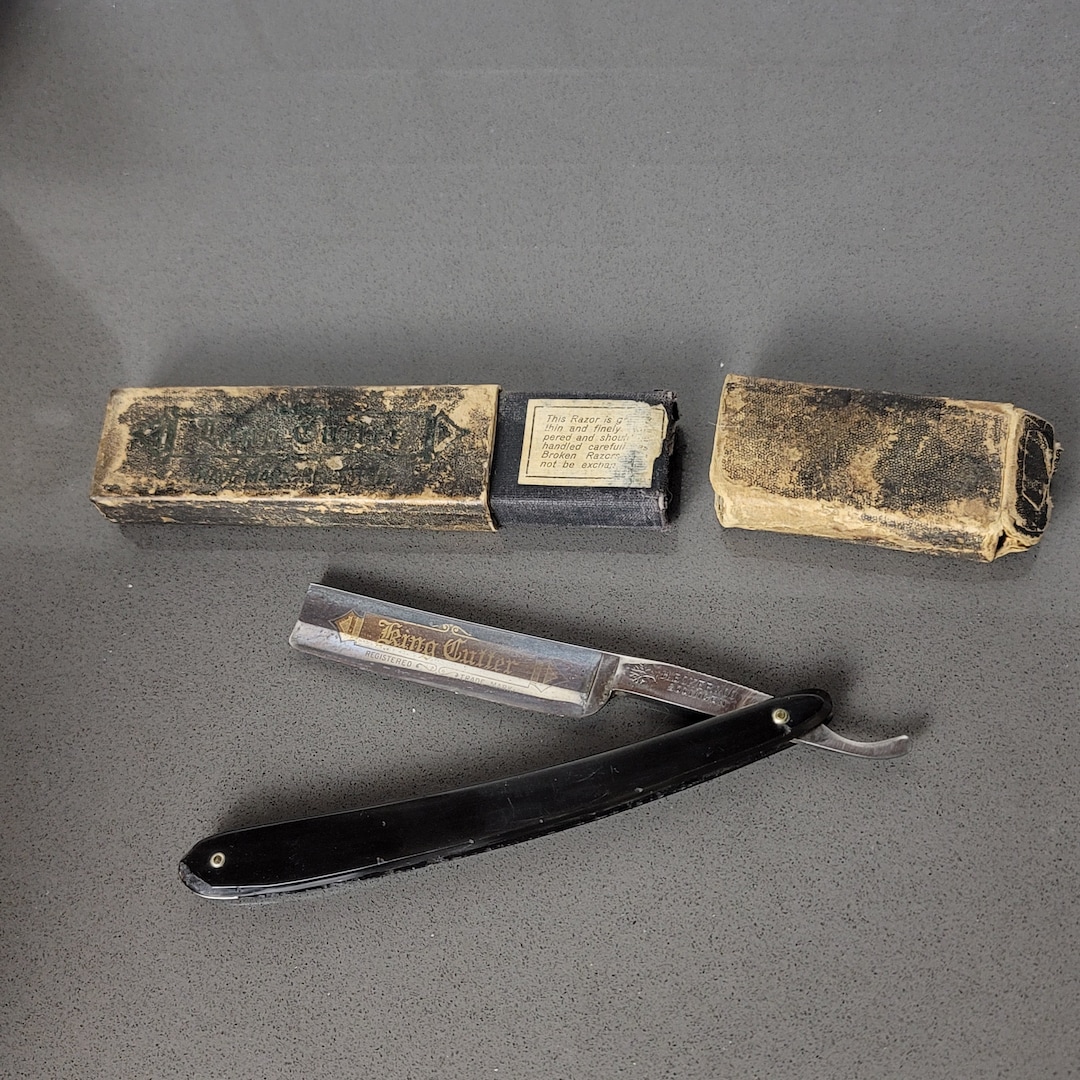 Antique Straight Razer King Cutter H Boker and Co Grooming Straight