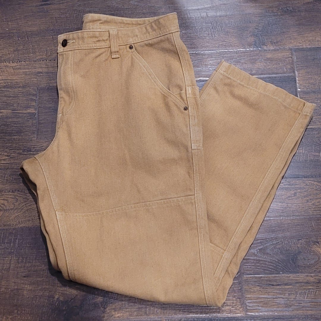 Patagonia Buckle Back Double Knee Pants Women's Sz 18 Tan - Etsy