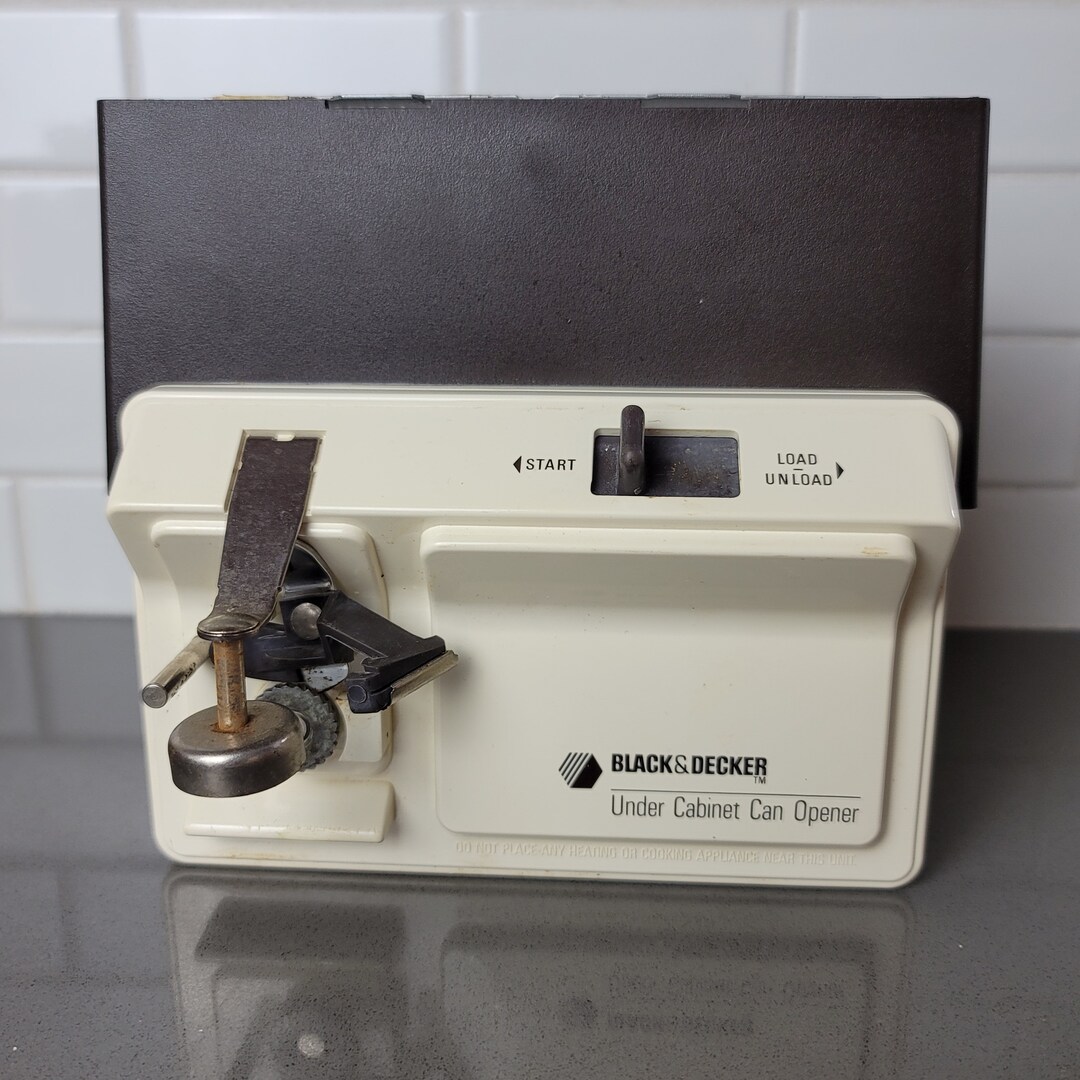 Vintage Black and Decker Can Opener Under the Counter - Etsy Canada