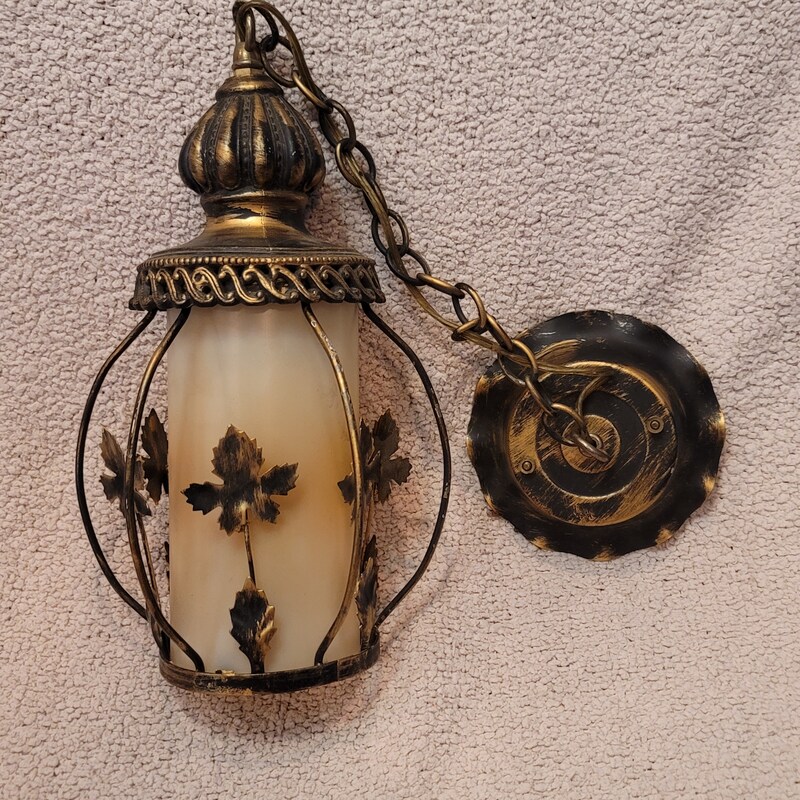Vintage Ceiling Light - Etsy
