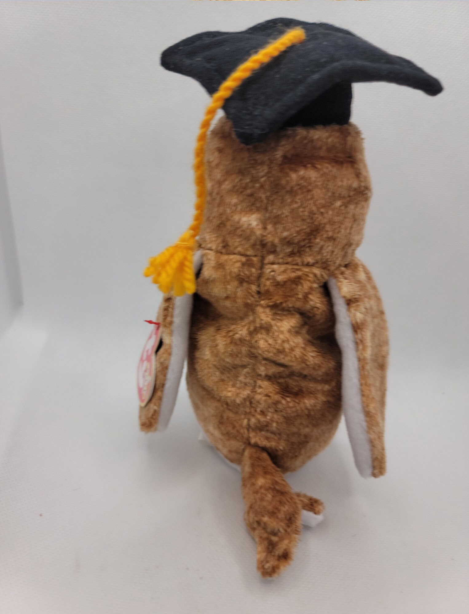 TY ビーニーベイビーズ 賢いフクロウのぬいぐるみ：廃盤