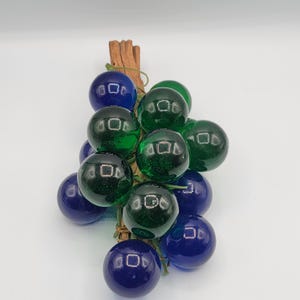 Lucite Trauben Grün Blau Cluster Treibholz