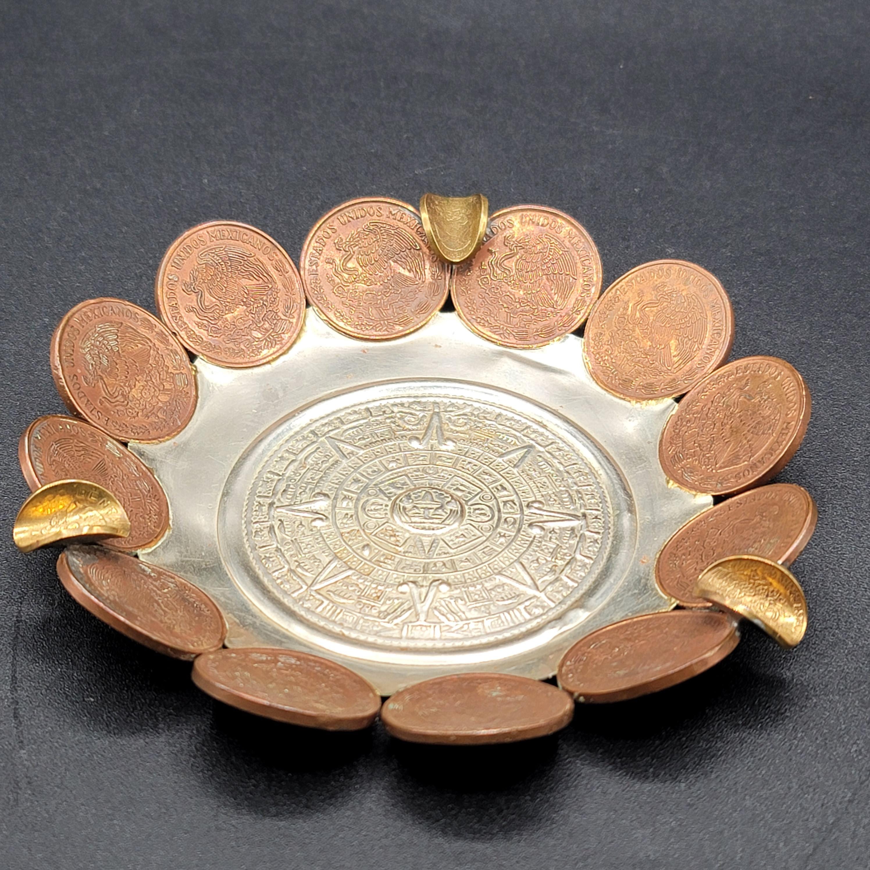 ヴィンテージ メキシコ コイン灰皿 ハンドメイド メタル - Etsy 日本