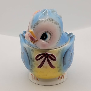 Blue Bird Lefton Sugar Bowl