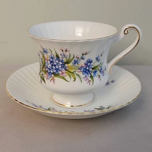 Royal Standard Floral Tea Cup and Saucer Vintage