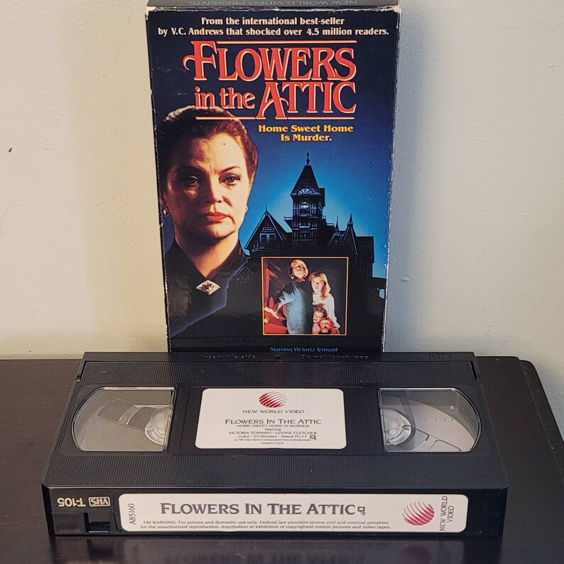 Flowers in the Attic VHS 1988 Old New World Video Tested Etsy
