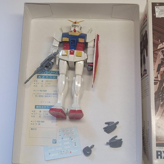 Vintage RX-78-1 Action Figure Prototype Gundam Model Suit