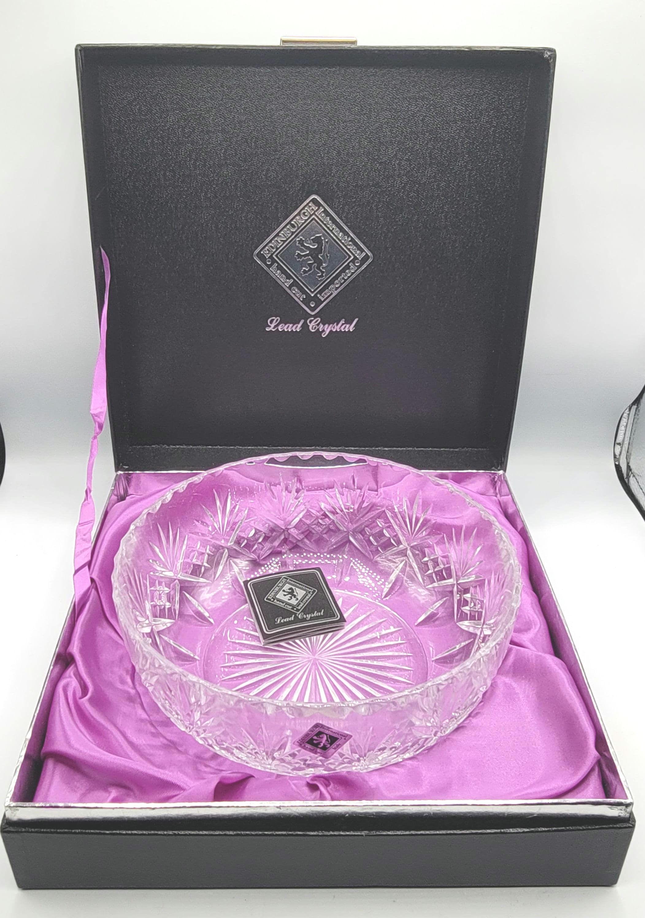 Edinburgh International Crystal - Etsy