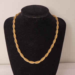 Vintage Sarah Coventry Long Gold Chain Necklace