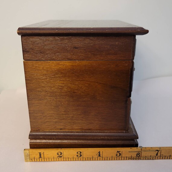 Vintage Wood Jewelry Box Music Box Royal Sealy Box Ja… Gem