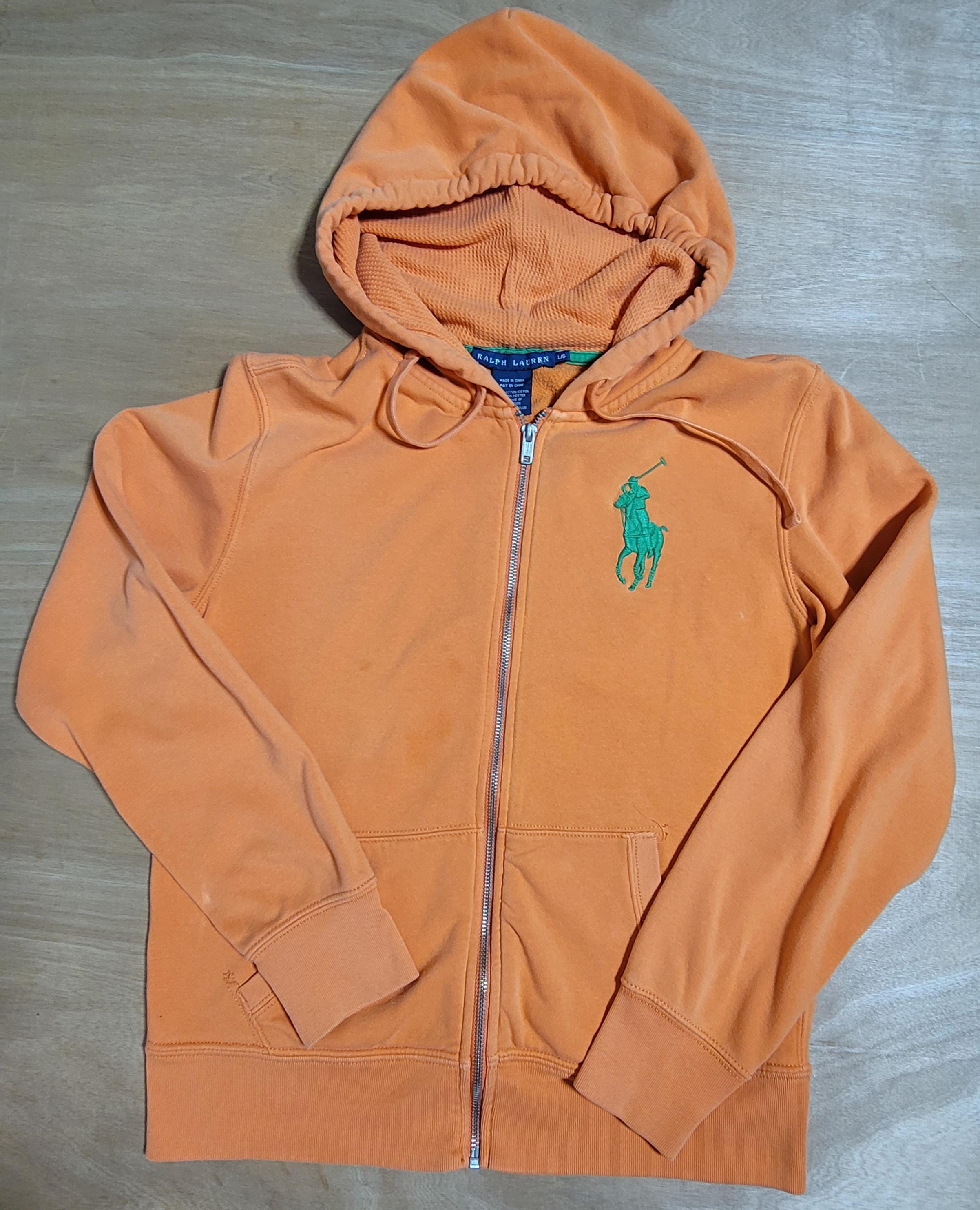 Vintage Ralph Lauren Big Pony Zip Hoodie Size Large Orange - Etsy Vintage Ralph Lauren Big Pony Zip Hoodie Size Large Orange - Etsy