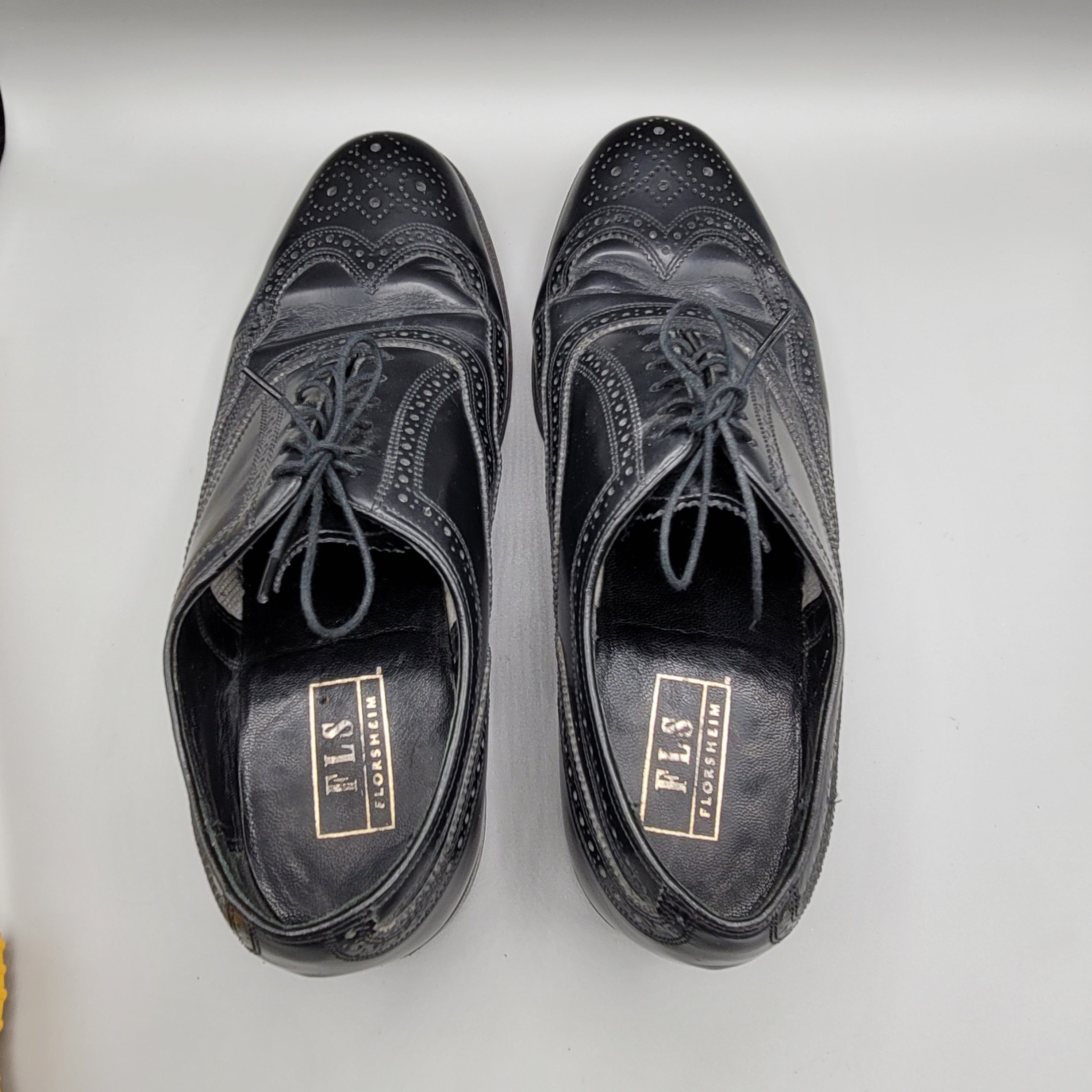Florsheim Mens Oxford Dress Shoe 9 3E Black Lace Up - Etsy