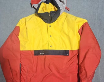 Vintage Gore tex Men Puffer Pullover Coat Sz large