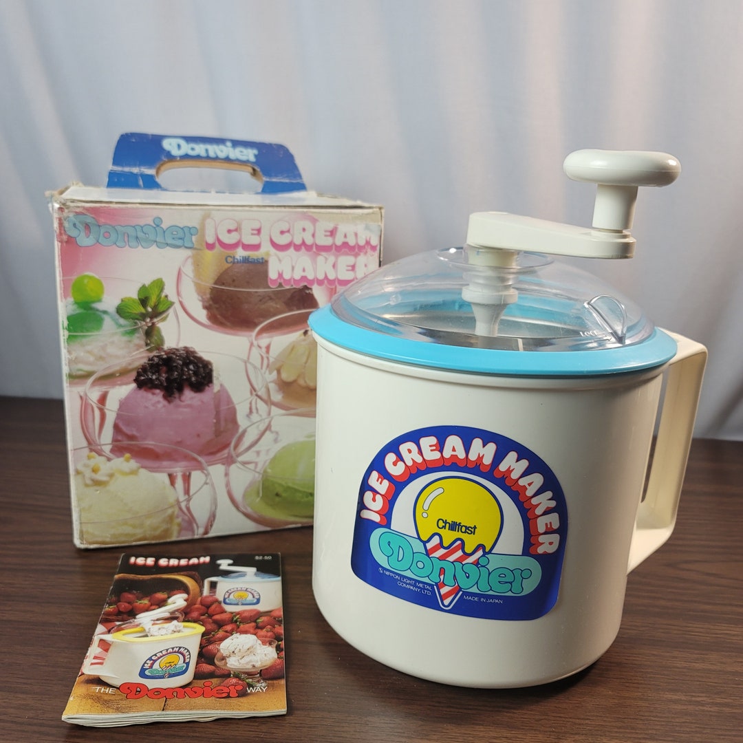 Vintage Donvier Chillfast Ice Cream Maker Etsy