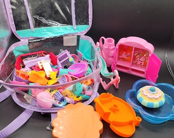 Vintage Polly Pocket Disney Dolls Clothes Accessories Lot
