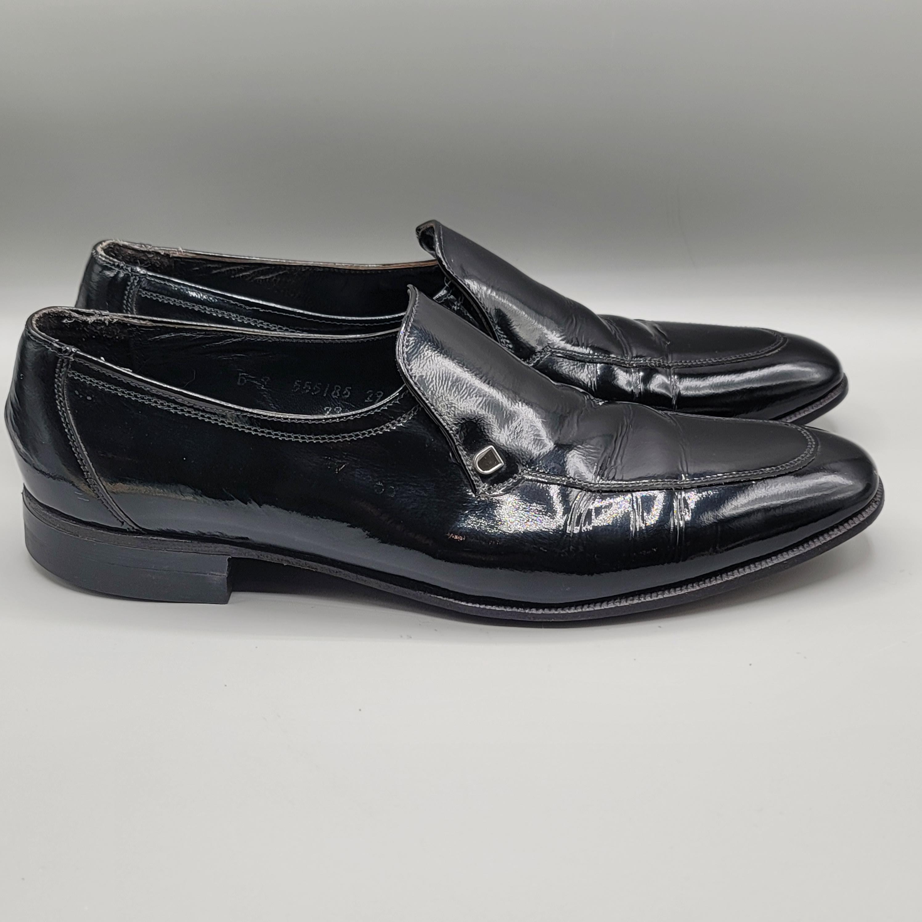 black men's dress shoes The Black Tux Leather Shoes In Black main image 0