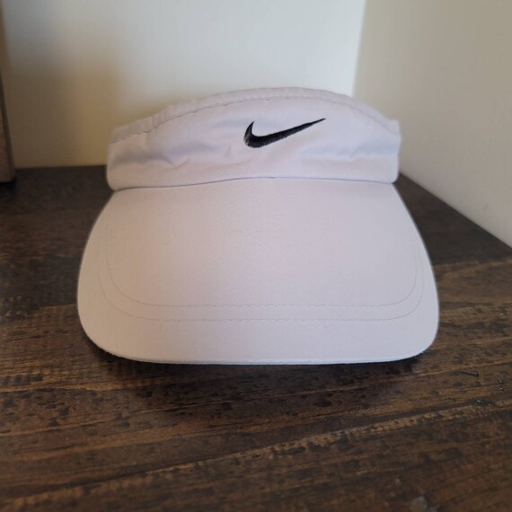 Vintage NIKE Sun Visor Cap Nike Logo Adjustable Visor Taupe Etsy